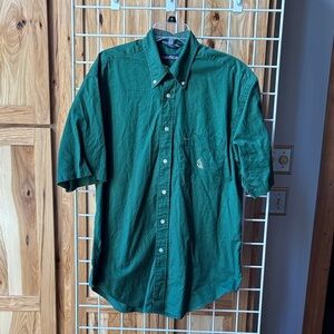 Nautica Men's Deep Green Casual Shirt